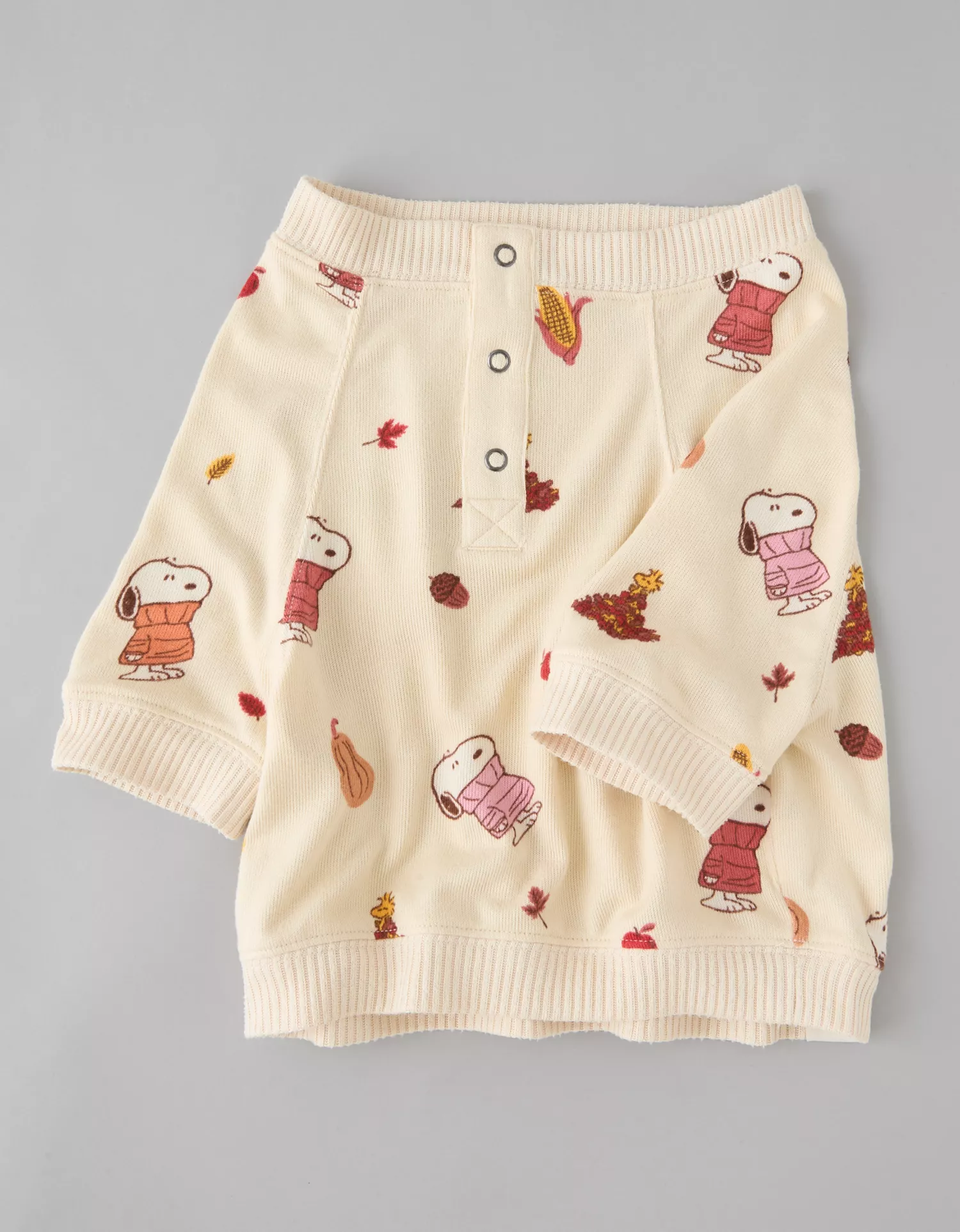 ABO Luxe Plush Snoopy PJ Top - thumbnail 3