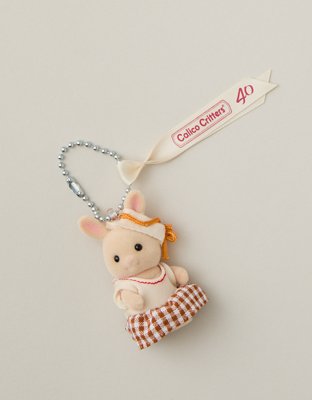 Calico Critters Milk Rabbit Baby Keychain