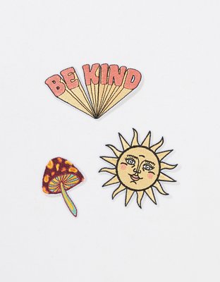 AEO Iron-On Be Kind Patches 3-Pack