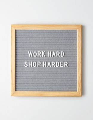 Rettel Small Talk Grey Letter Board - 