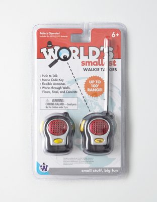 Westminster World's Smallest Walkie Talkies