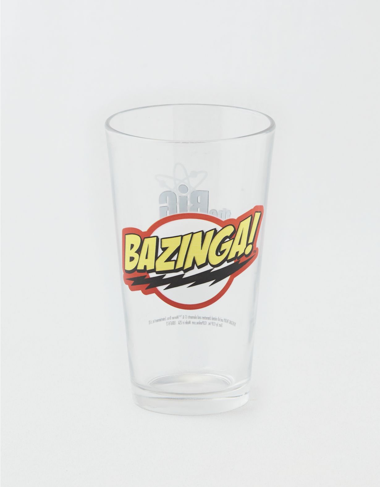 Big Bang Theory "BAZINGA" Pint Glass