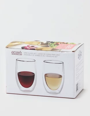 Epare Double Wall Wine Glasses