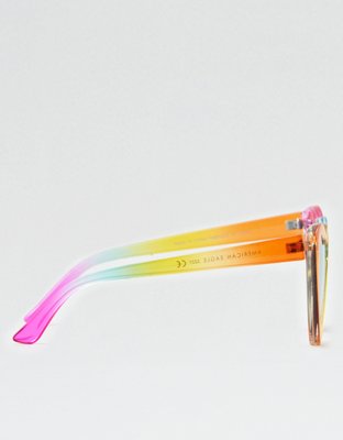 Женские солнцезащитные очки American Eagle Rainbow Heart Sunglasses — фото 3