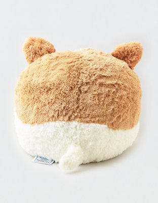 christmas corgi pillow