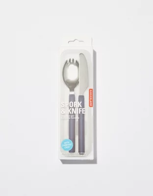 Kikkerland Spork + Knife Set