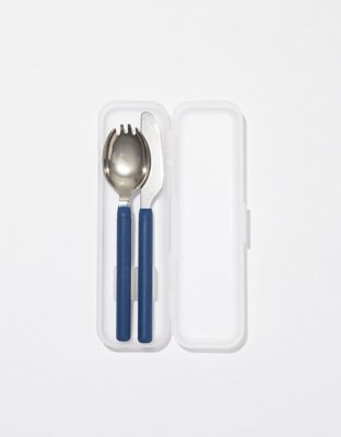Kikkerland Spork + Knife Set
