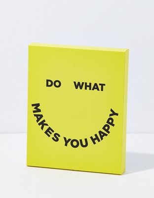 Society6 Do What Makes You Happy Canvas