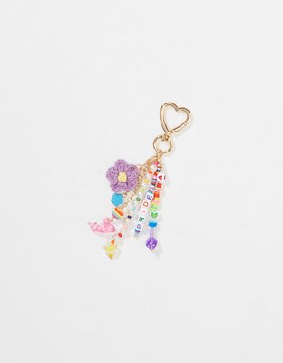 AEO Pride Crochet Flower Belt Charm