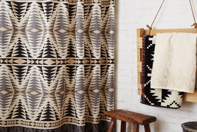 Pendleton Shower Curtain, Dark Graphite American Eagle Outfitters