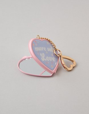 小物 angelheart AE Heart-Shaped Compact Mirror | American Eagle