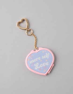 AE Heart-Shaped Compact Mirror