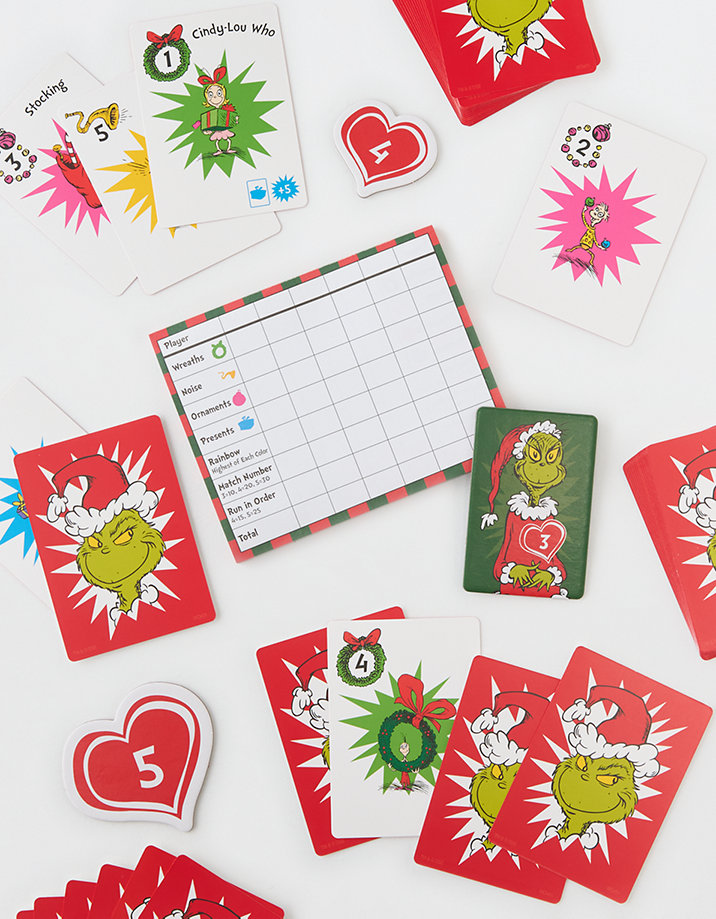 AE Grinch Grow Your Heart Card Game
