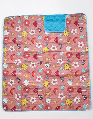 American Eagle AEO Reversible Quilted Blanket — фото 3