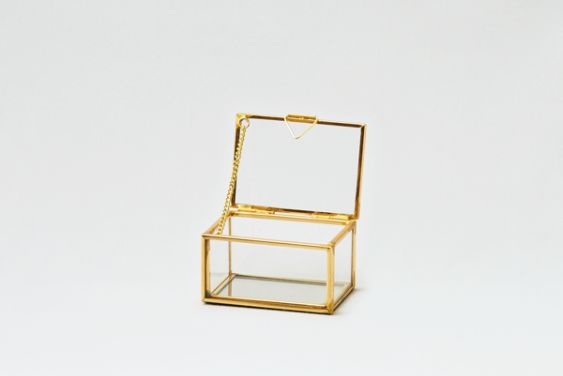 Glass Trinket Box