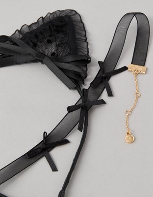 Женские аксессуары для волос American Eagle AEO Lace Cat Ears Headband & Necklace — фото 2