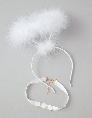 AEO Angel Halo Headband & Necklace