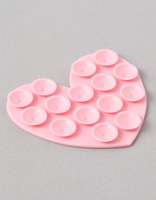 TwelveNYC Heart Silicone Suction Phone Accessory