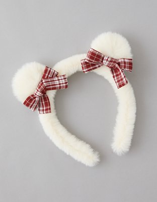 AE Sherpa Teddy Bear Headband