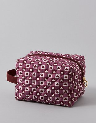 AE Quilted Cosmetic Bag