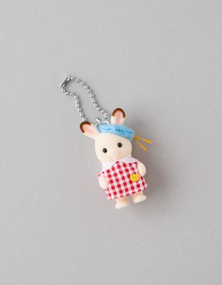Calico Critters Nursery Chocolate Rabbit Baby Key Chain