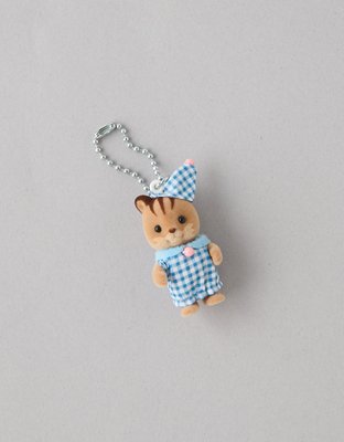 Calico Critters Nursery Walnut Squirrel Baby Key Chain