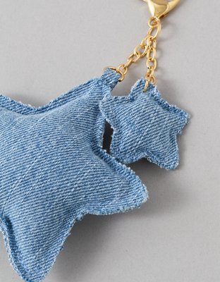 AE Denim Stars Bag Charm