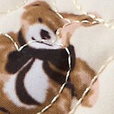 AE Quilted Teddy Bear Cosmetic Bag