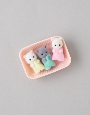 Calico Critters Persian Cat Triplets