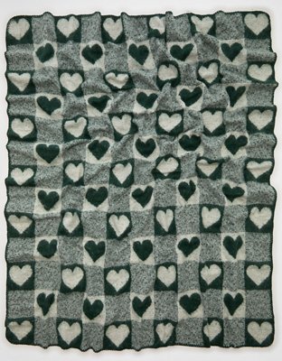 AE Heart Woven Blanket