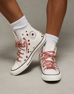 AE Gingham Shoelace & Charm Set