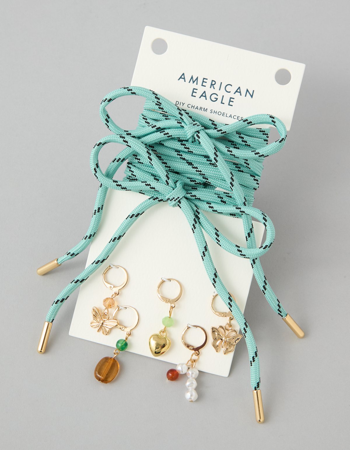 AE Green Shoelaces & Charm Set - image 2