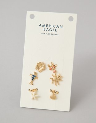 AE Summer Flip Flop Charms 6-Pack