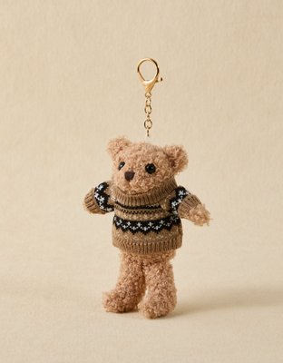AE Breloque pour sac costume ours en peluche mystère