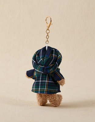AE Raincoat Teddy Bear Bag Charm