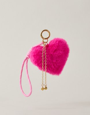 AE Faux Fur Bag Charm