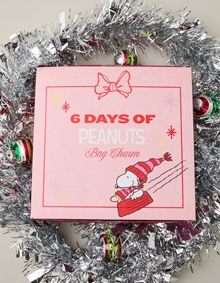 AE Snoopy Bag Charm 6-Day Advent Calendar
