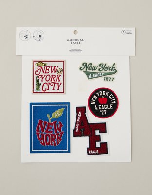 AE New York Patch Sticker Set