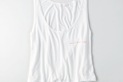 Женские топы American Eagle Don't Ask Why Graphic Swing Tank — фото 4
