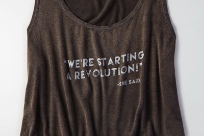 Женские топы American Eagle Don't Ask Why Graphic Tank — фото 4