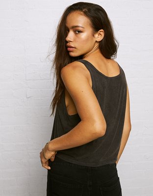 Женские топы American Eagle Don't Ask Why Graphic Tank — фото 2