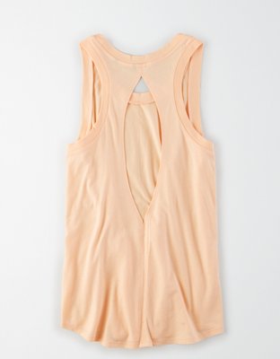 Женские топы American Eagle AE Studio Open Back Tank Top — фото 2
