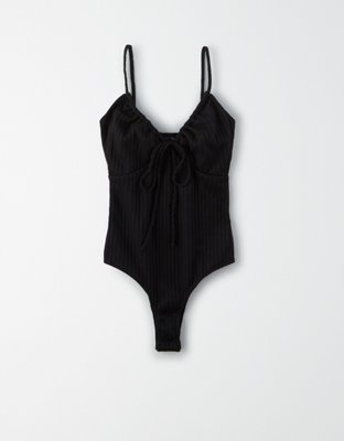 AE Studio Tie Front Bodysuit