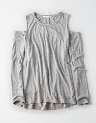 Женские топы American Eagle Don't Ask Why Cold Shoulder Top — фото 3