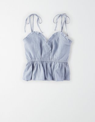 american eagle peplum tank