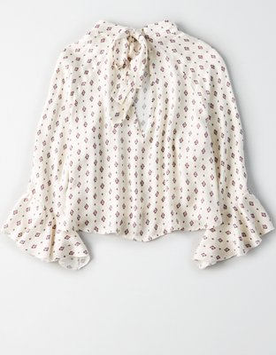 Женские топы American Eagle Don't Ask Why Tie Back Top — фото 4