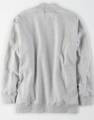 Женские худи American Eagle AE Studio Fleece Oversized Mock Neck Sweatshirt — фото 2