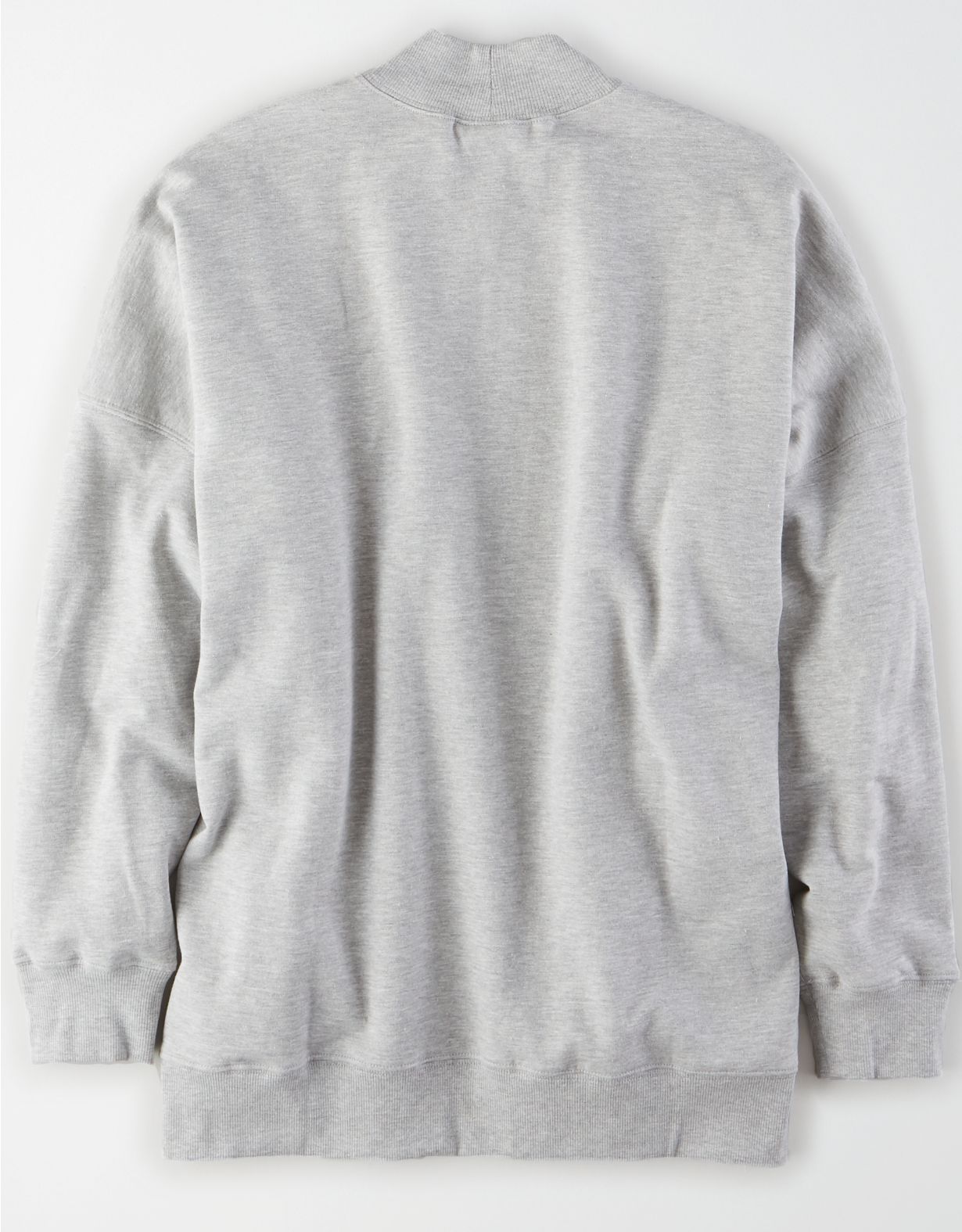 AE Studio Fleece Oversized Mock Neck Sweatshirt