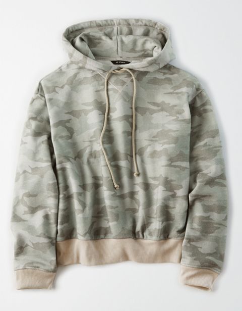 Женские худи American Eagle AE Studio Fleece Color Block