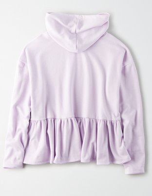Женские худи American Eagle AE Studio Fleece Peplum — фото 2